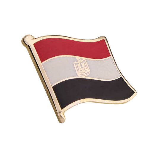 Spille con bandiera egiziana in smalto duro