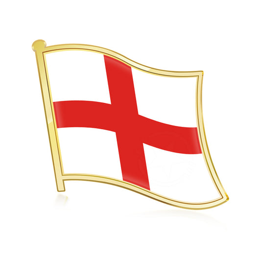 Hard enamel England flag lapel pins