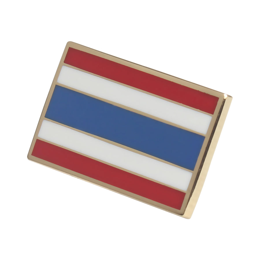 Hard enamel Thailand flag lapel pins