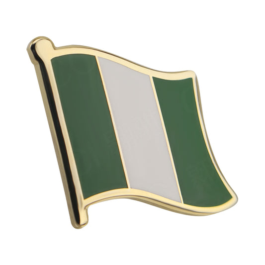 Anstecknadeln mit nigerianischer Flagge