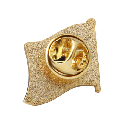 UK flag pin waving flag shape 04