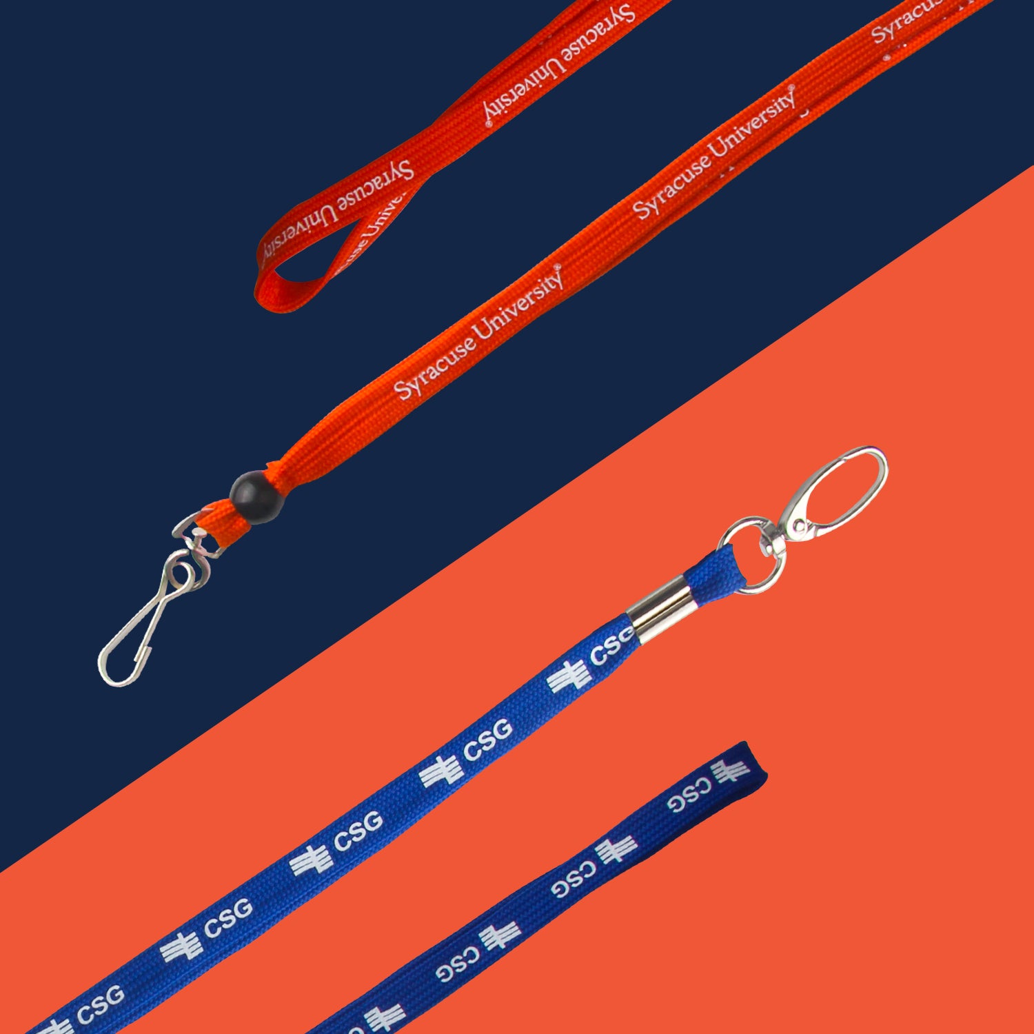 custom tubular lanyards